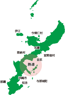 沖縄の地図イメージ